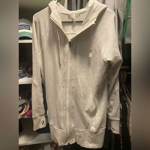 Athleta long zip up sweatshirt
